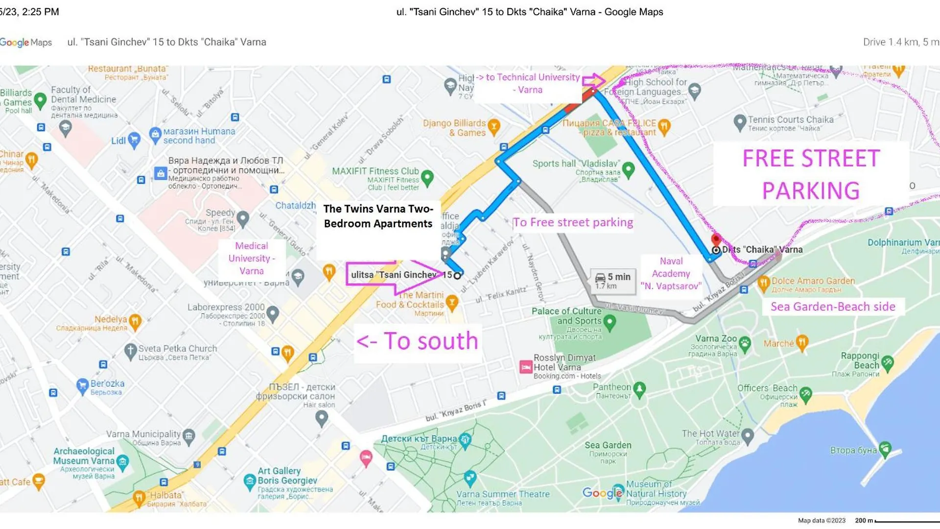 New The Twins Varna Two-Bedroom, Apt 3 At 15 Tsani Ginchev Street, Floor 2 0*,  Болгария